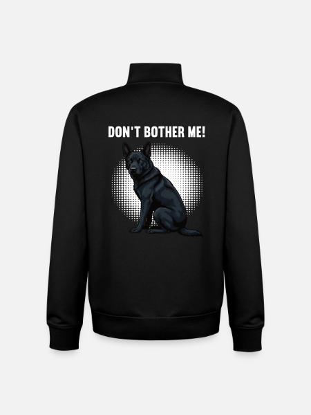 Don't Bother Me Black Shepherd Shepherd - Unisex Organic Zip Sweatshirt by Stanley/Stella - black
