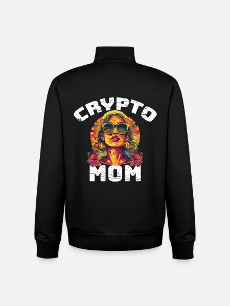 Bitcoin Mama - Sweat zippé unisexe en coton bio Stanley/Stella - noir