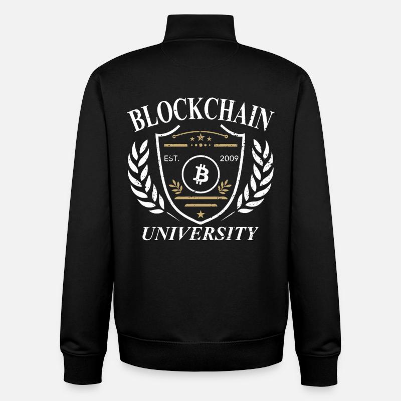 Bitcoin - 21 Million - Cryptocurrency - Unisex Organic Zip Sweatshirt von Stanley/Stella - Schwarz