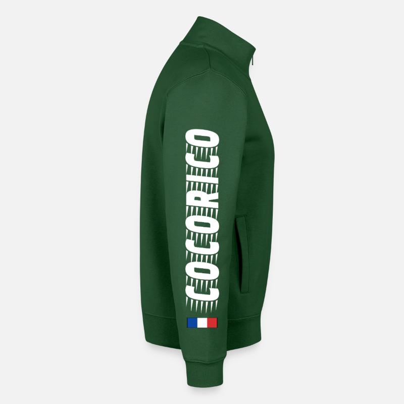 Cocorico Speed  Sweat zippé unisexe en coton bio Stanley/Stella