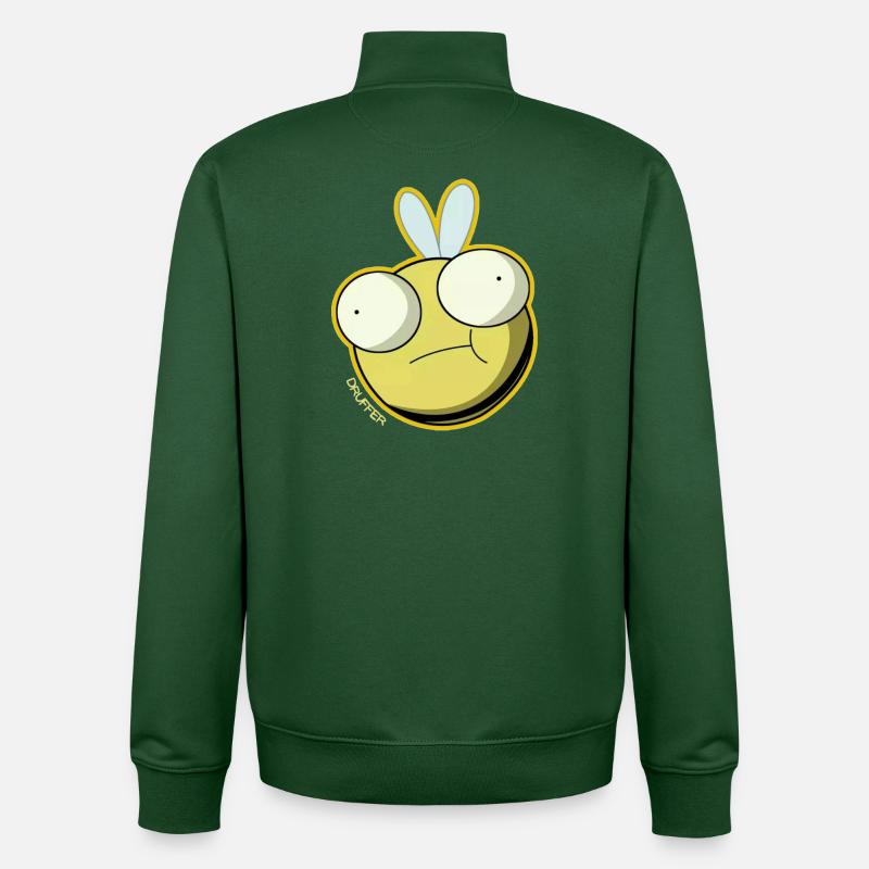 DRUFFER™ Face - Unisex Organic Zip Sweatshirt von Stanley/Stella - Flaschengrün