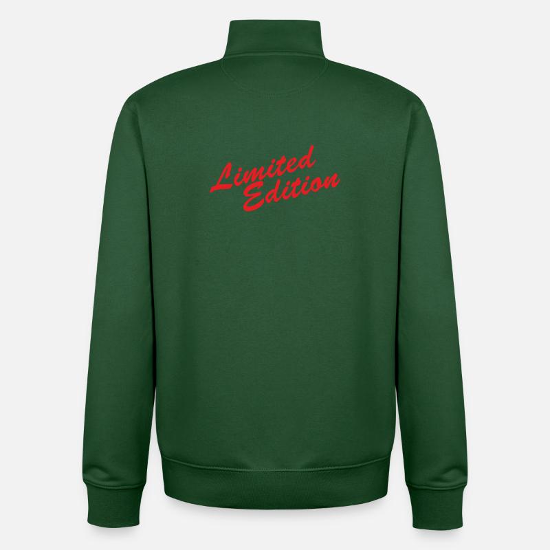 Édition limitée - Sweat zippé unisexe en coton bio Stanley/Stella - vert bouteille