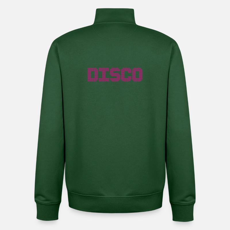 DISCO - Unisex Organic Zip Sweatshirt von Stanley/Stella - Flaschengrün