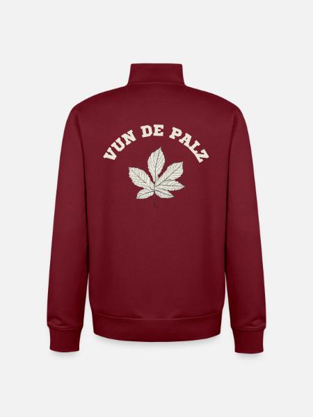 Keschde - Sweat zippé unisexe en coton bio Stanley/Stella - bordeaux