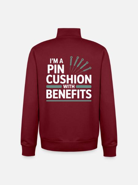 Licensed TCM Practitioner Expert Therapeutic - Unisex Organic Zip Sweatshirt by Stanley/Stella - burgundy