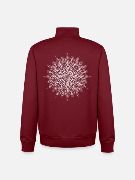 Astral Weave - Unisex Organic Zip Sweatshirt von Stanley/Stella - Burgunderrot