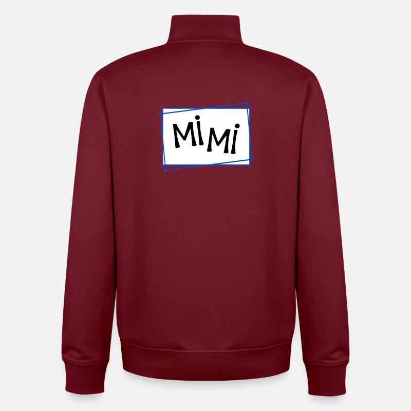 Mimi - Unisex Organic Zip Sweatshirt von Stanley/Stella - Burgunderrot