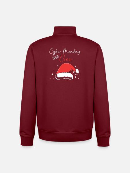 Cyber Monday shopping spree - Unisex Organic Zip Sweatshirt by Stanley/Stella - burgundy