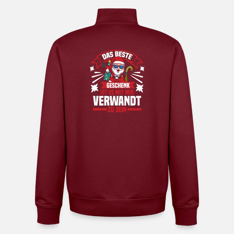 Bogenschütze Bogensport Bogenschießen - Unisex Organic Zip Sweatshirt von Stanley/Stella - Burgunderrot