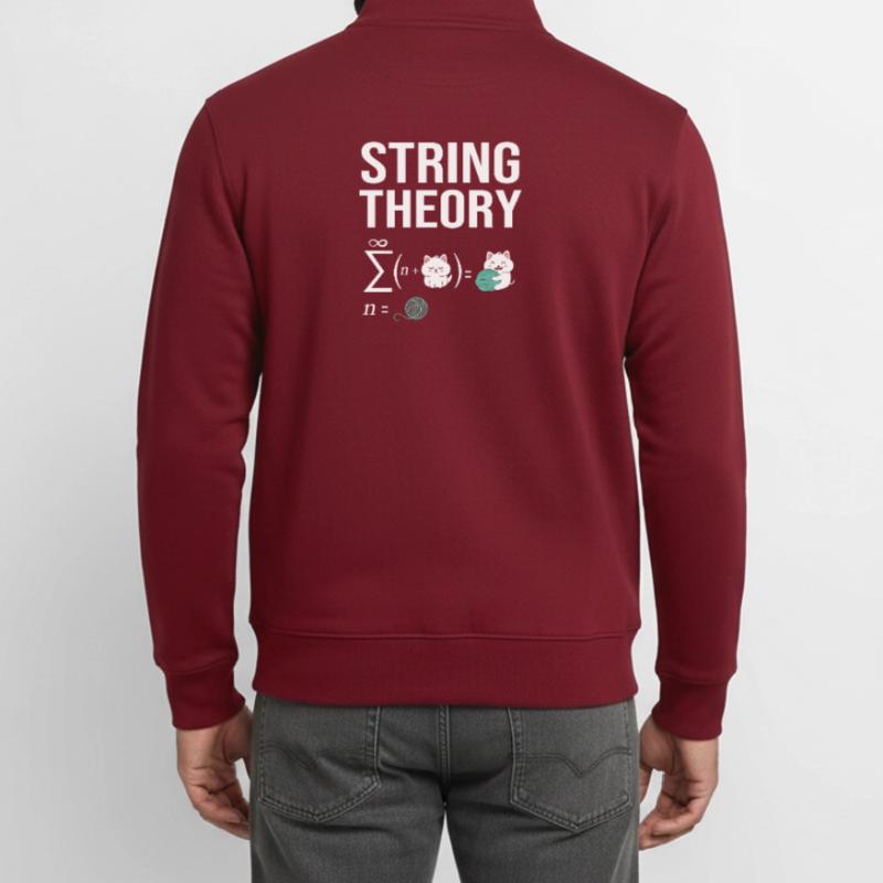 Quantensprung Quanten Physik Quantenphysik Unisex Organic Zip Sweatshirt von Stanley/Stella