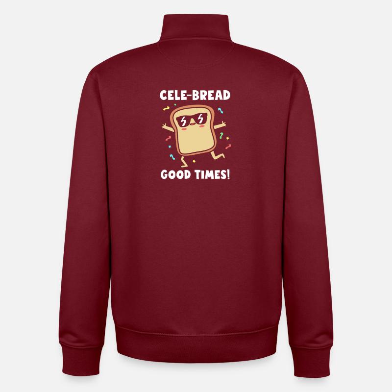 Bäcker Bäckerin Backen - Unisex Organic Zip Sweatshirt von Stanley/Stella - Burgunderrot
