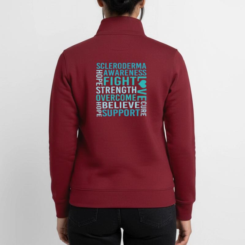 Scleroderma Unisex Organic Zip Sweatshirt by Stanley/Stella