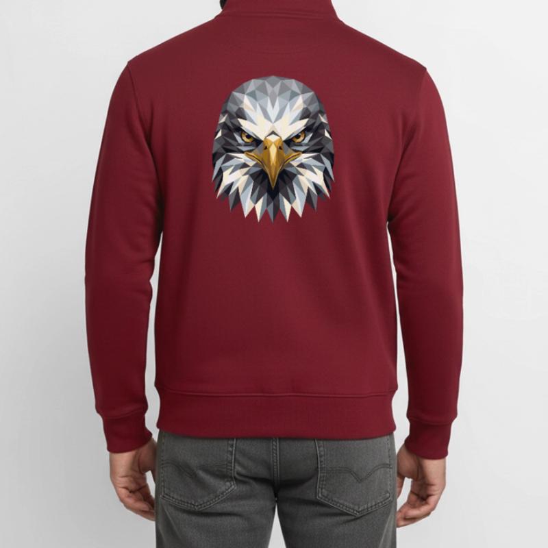 Eagle Bald Eagle Golden Eagle White-tailed Eagle Unisex Organic Zip Sweatshirt by Stanley/Stella