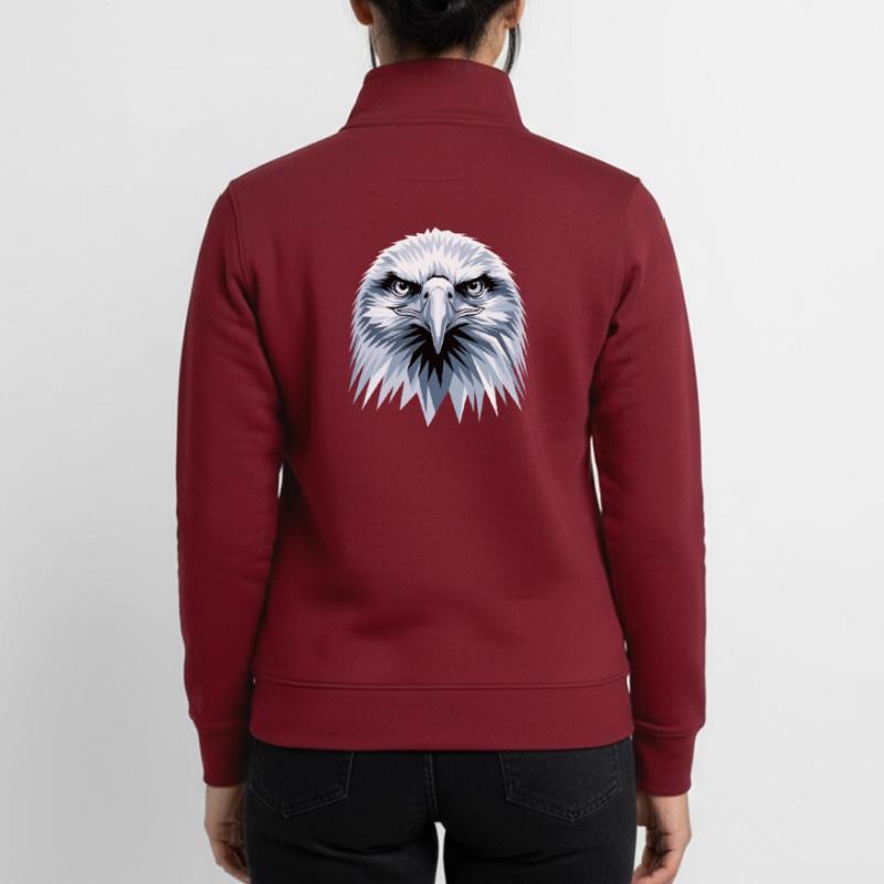 Eagle Bald Eagle Golden Eagle White-tailed Eagle Unisex Organic Zip Sweatshirt by Stanley/Stella