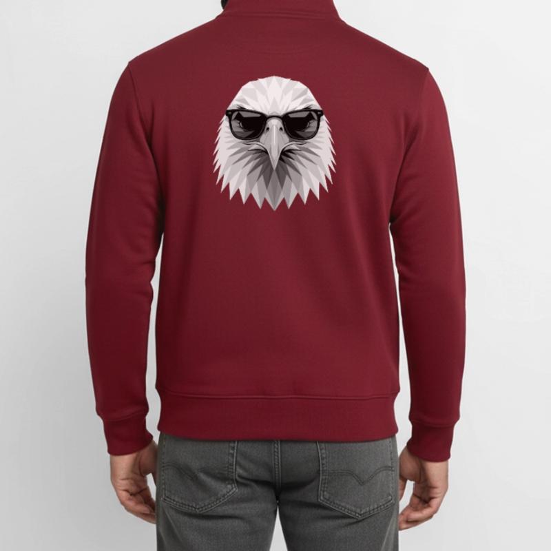 Eagle Bald Eagle Golden Eagle White-tailed Eagle Unisex Organic Zip Sweatshirt by Stanley/Stella