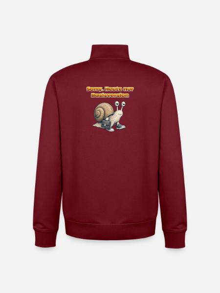 Sorry. Heute nur Basisversion - Unisex Organic Zip Sweatshirt von Stanley/Stella - Burgunderrot
