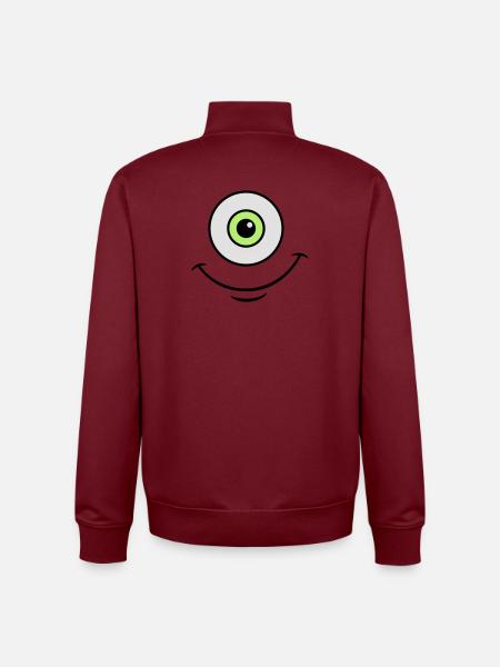 Mike - Unisex Organic Zip Sweatshirt von Stanley/Stella - Burgunderrot