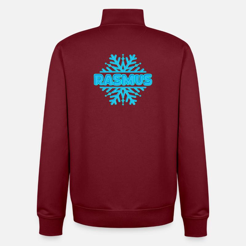 Rasmus Rasmus - Unisex Organic Zip Sweatshirt von Stanley/Stella - Burgunderrot