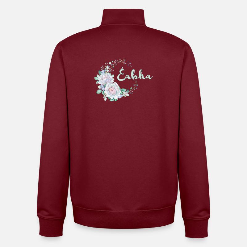 Für Éabha - Unisex Organic Zip Sweatshirt von Stanley/Stella - Burgunderrot