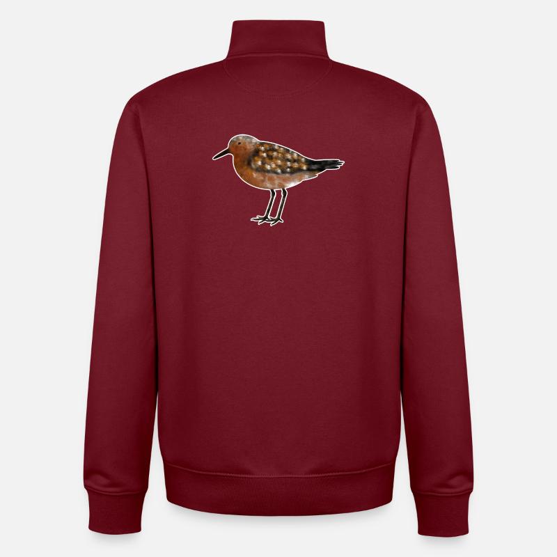 Knut.1 - Unisex Organic Zip Sweatshirt by Stanley/Stella - burgundy