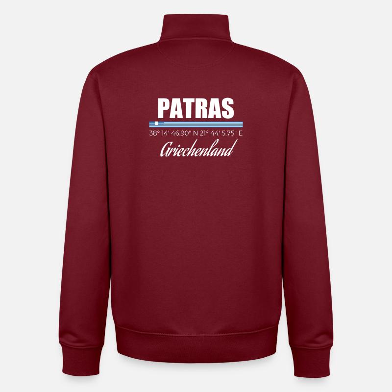 Patras - Unisex Organic Zip Sweatshirt von Stanley/Stella - Burgunderrot