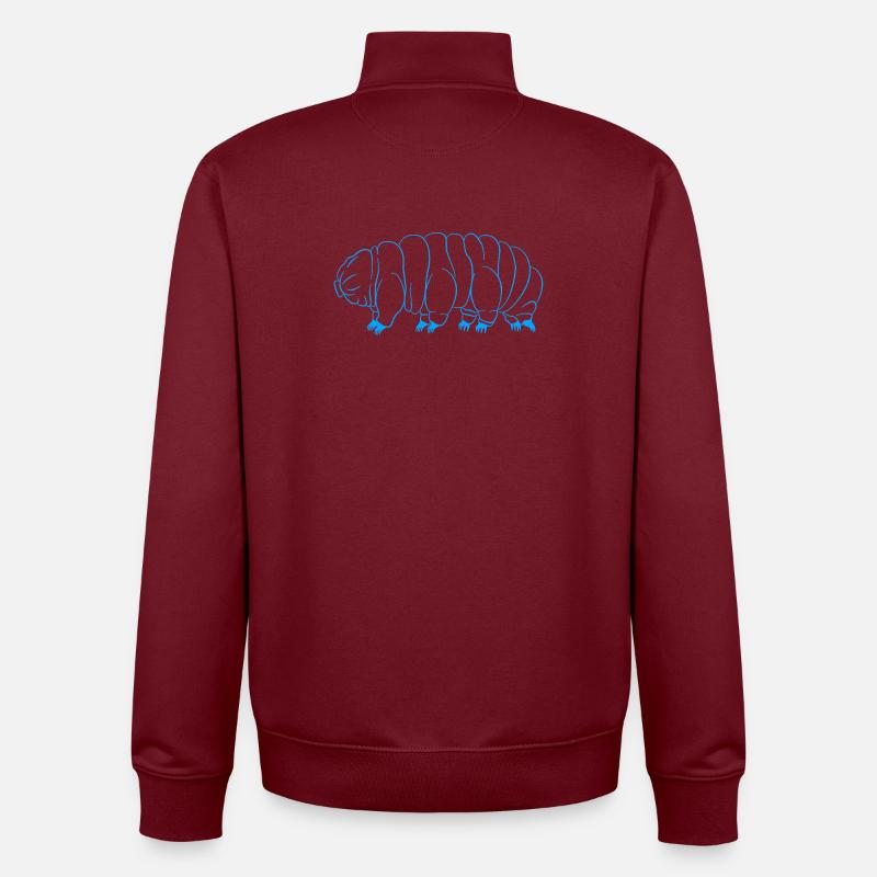Tardigrade Ours d’eau tardigrade Tardigrade - Sweat zippé unisexe en coton bio Stanley/Stella - bordeaux