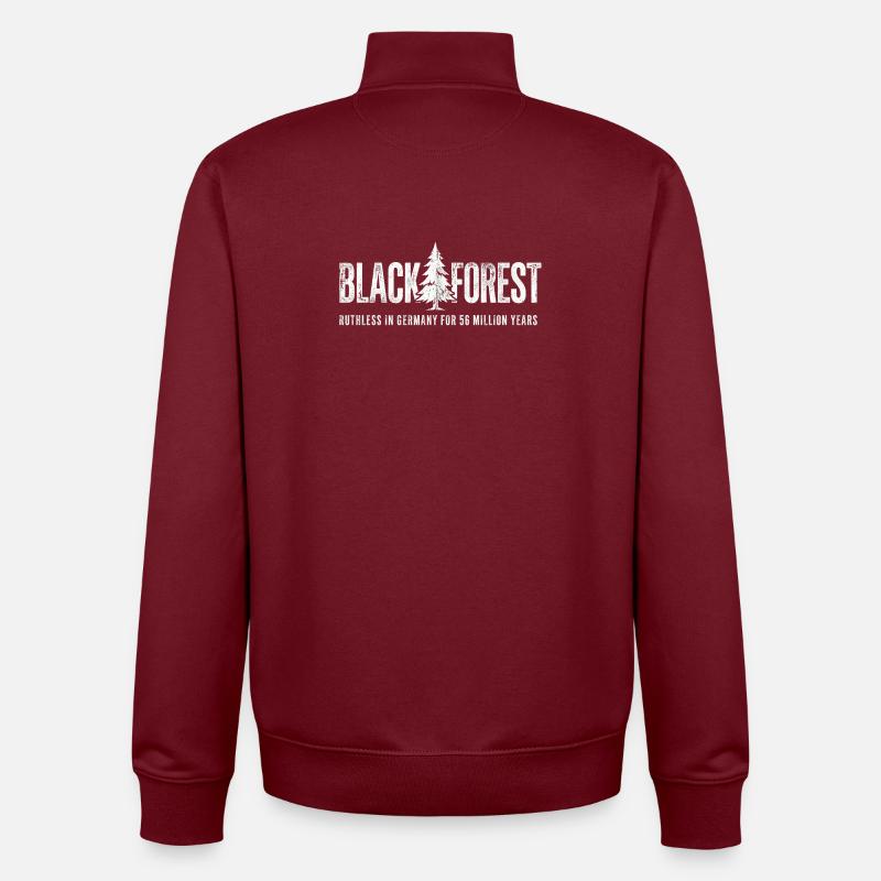 Schwarzwald - Unisex Organic Zip Sweatshirt von Stanley/Stella - Burgunderrot