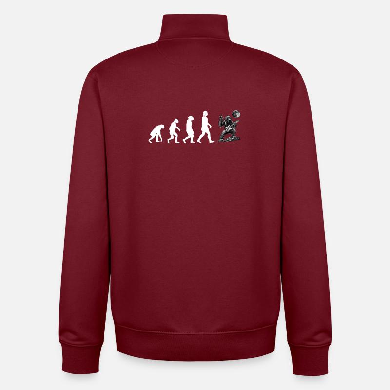 Bigfoot Sasquatch Cache-cache Dictons - Sweat zippé unisexe en coton bio Stanley/Stella - bordeaux