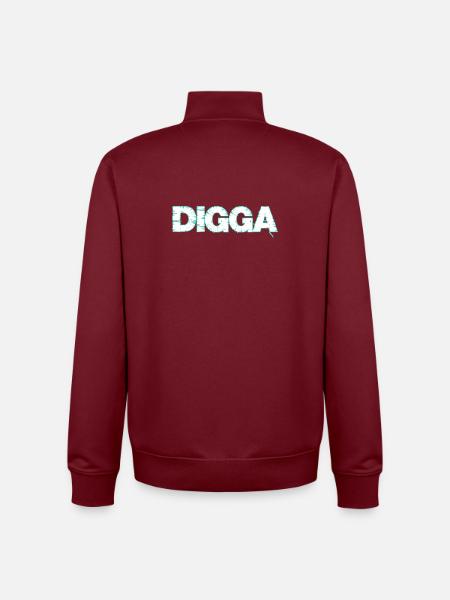 Danish - Unisex Organic Zip Sweatshirt by Stanley/Stella - burgundy
