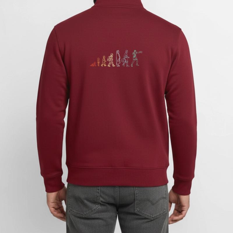 Vintage Boxes Evolution Unisex Organic Zip Sweatshirt by Stanley/Stella