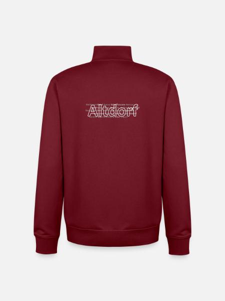 Schweizer Städte Altdorf - Unisex Organic Zip Sweatshirt von Stanley/Stella - Burgunderrot