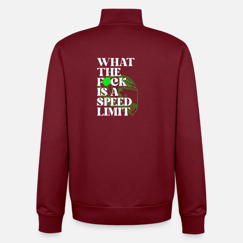 Auto - Unisex Organic Zip Sweatshirt von Stanley/Stella - Burgunderrot