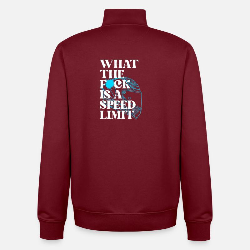 Auto - Unisex Organic Zip Sweatshirt von Stanley/Stella - Burgunderrot