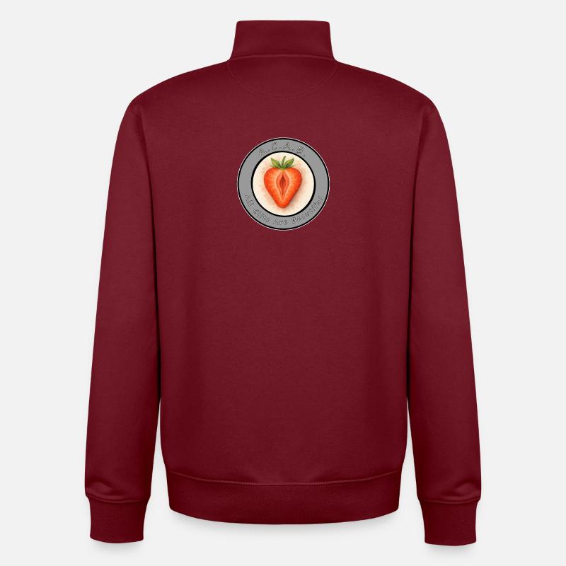 A.C.A.B. - Sweat zippé unisexe en coton bio Stanley/Stella - bordeaux