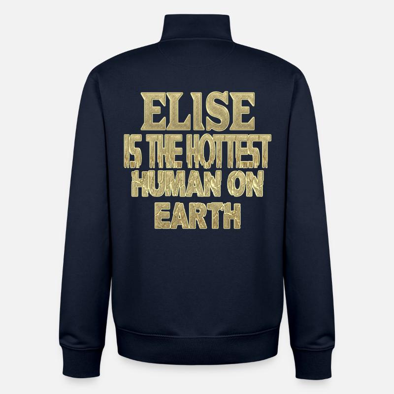 Elise - Sweat zippé unisexe en coton bio Stanley/Stella - marine