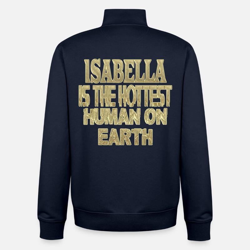 Isabella - Sweat zippé unisexe en coton bio Stanley/Stella - marine