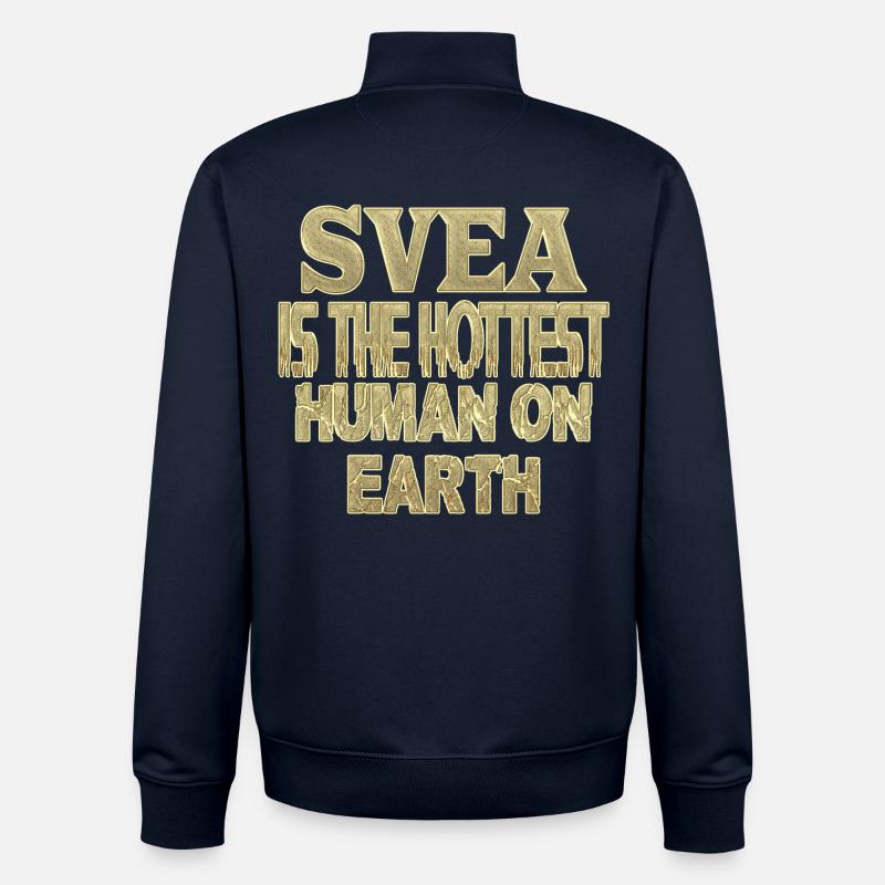 Svea - Unisex Organic Zip Sweatshirt von Stanley/Stella - Navy