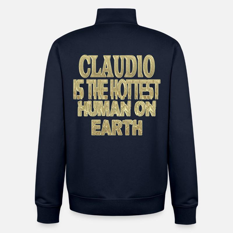 Claudio - Unisex Organic Zip Sweatshirt by Stanley/Stella - navy
