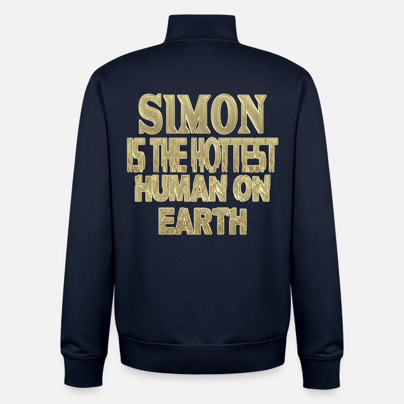 Simon - Unisex Organic Zip Sweatshirt by Stanley/Stella - navy