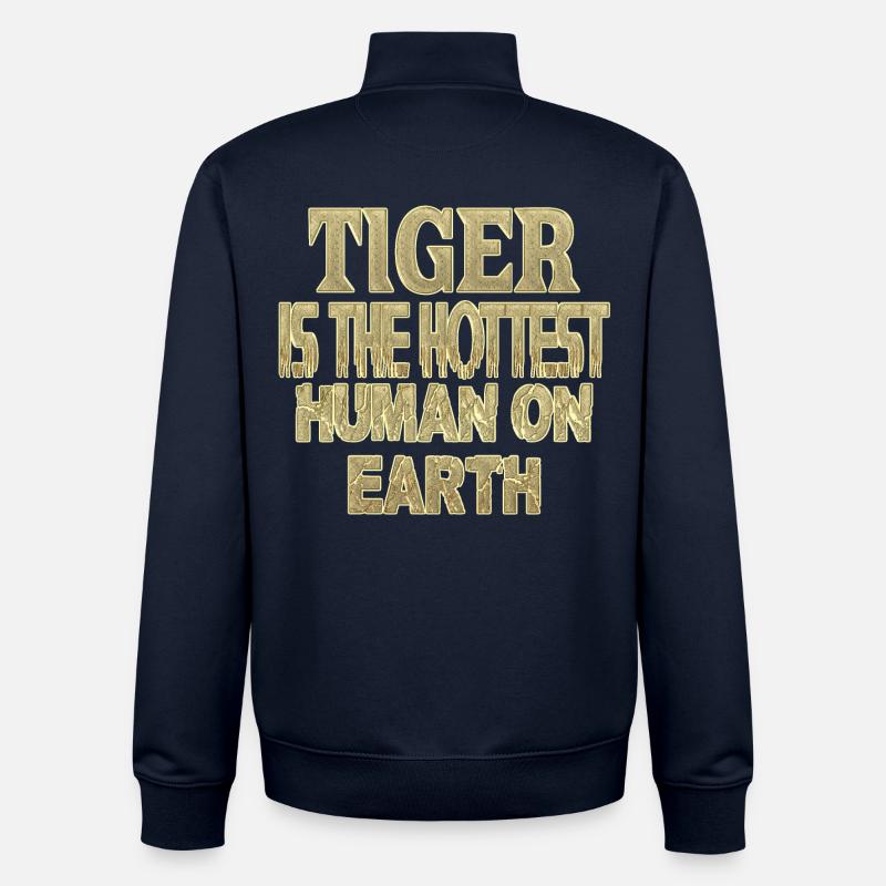 Tiger - Unisex Organic Zip Sweatshirt von Stanley/Stella - Navy