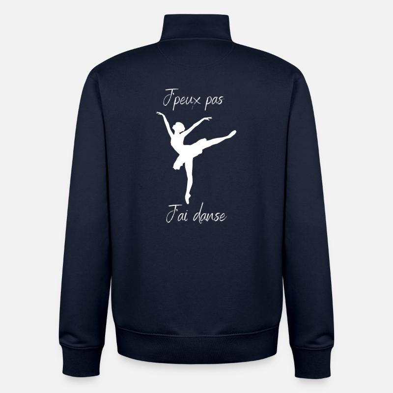J'peux pas, j'ai danse - Sweat zippé unisexe en coton bio Stanley/Stella - marine