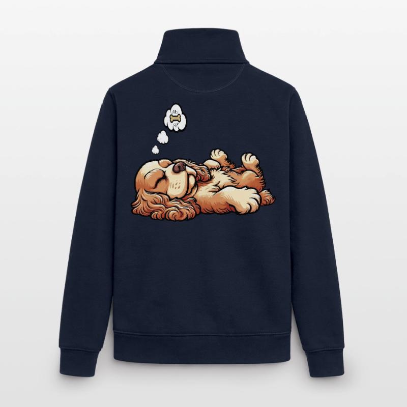 Cocker Spaniel Cocker Dog Cocker Spaniel Owner Unisex Organic Zip Sweatshirt by Stanley/Stella