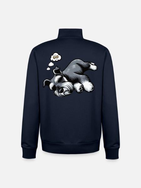 Schnauzer géant Schnauzer Propriétaire de Schnauzer - Sweat zippé unisexe en coton bio Stanley/Stella - marine