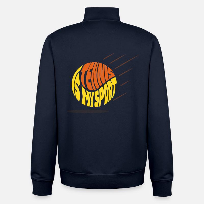 Stylized Sneakers - Unisex Organic Zip Sweatshirt by Stanley/Stella - navy
