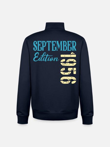 September 1956 - 70th birthday - Unisex Organic Zip Sweatshirt by Stanley/Stella - navy