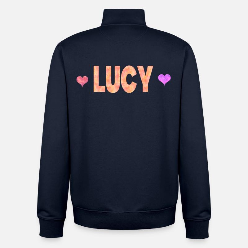 Lucy - Sweat zippé unisexe en coton bio Stanley/Stella - marine