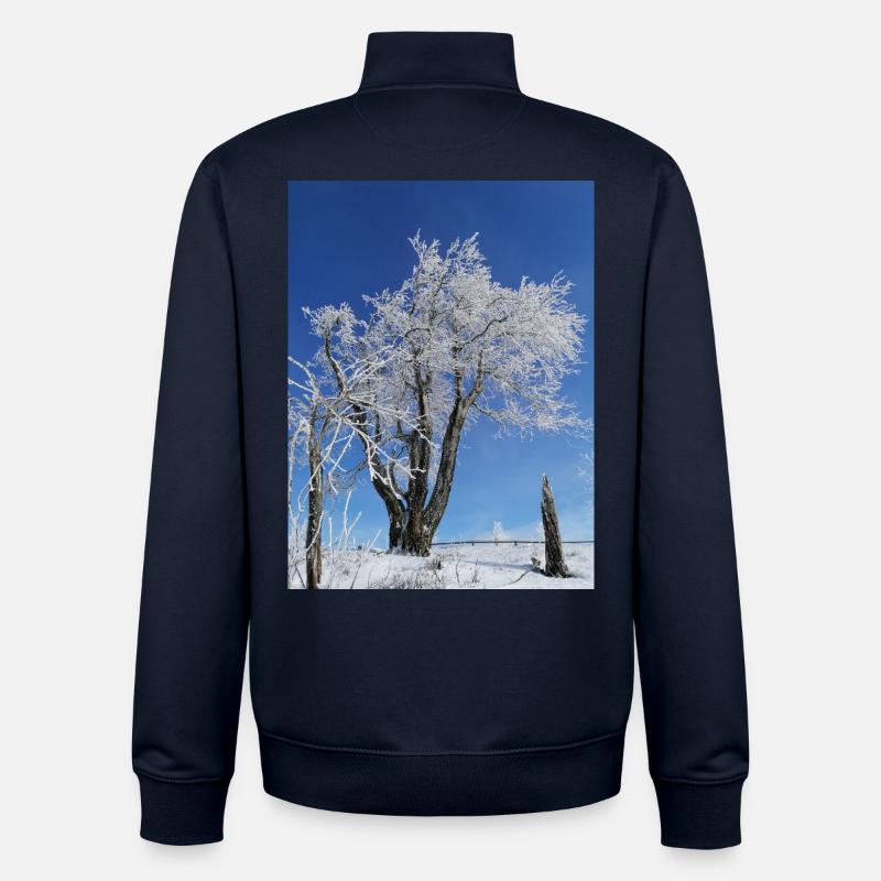 Eisige Kälte - Unisex Organic Zip Sweatshirt von Stanley/Stella - Navy