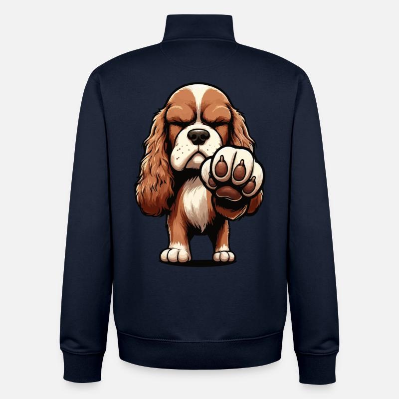Cocker Spaniel Cockerhund Cocker Spaniel Besitzer - Unisex Organic Zip Sweatshirt von Stanley/Stella - Navy