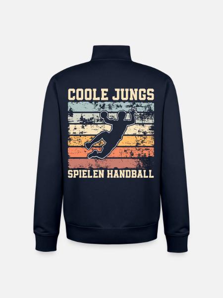 Handball Handballer - Unisex Organic Zip Sweatshirt von Stanley/Stella - Navy