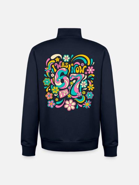 Six Seven Meme 6-7 - Unisex Organic Zip Sweatshirt von Stanley/Stella - Navy